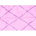 thumbnail image 1 of Ahgly Company Indoor Rectangle Solid Pink Modern Area Rugs, 8' x 12', 1 of 4