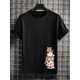 thumbnail image 1 of Playera Crusher para HombreCute Kitten Stylish Print Summer & Spring Tee For Men, Casual Short Sleeve Fashion Style T-Shirt, Sporty New Arrival Novelty Top For Leisure Tee For Adult, Men, Women, Tee, 1 of 6