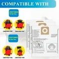 thumbnail image 2 of 16 and 20 Gallon Wet/Dry Vacuum Collection Bags replace for Craftsman CMXZVBE38749, Universal Vacuum Filter Bags, 10 pack, 2 of 5