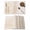 Cream, variant on Beige Placemats Set of 2,Cotton Linen Fabric Place Mats,Retro Oil Painting Modern Abstract Art Aesthetics Washable Decorative Table Mats Protector for Home Kitchen Dining Wedding Party Coffee Tables