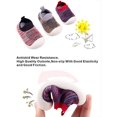 thumbnail image 3 of Zapatos para primeros pasos para bebés de 1 a 4 años, zapatos para niños, zapatillas de deporte para niños pequeños, niñas, suela suave, antideslizantes, lona de algodón, malla, transpirable, ligero, material TPR, zapatillas sin cordones para exteriores oso de fresa Electrónica, 3 of 4