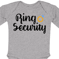 thumbnail image 4 of Inktastic Ringbearer Ring Security Boys Long Sleeve Baby Bodysuit, 4 of 5
