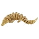 thumbnail image 2 of Figura de cocodrilo articulada de reptil, juguete de simulación de cocodrilo de regalo. Oro, 2 of 9