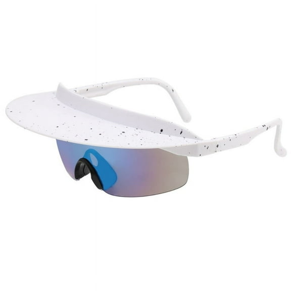 SIEYIO Sunglasses With Visor Attached Visor Attaches To Sunglasses Visor Shade Sunglasses Cycling Sunglasses Windproof Sunglass