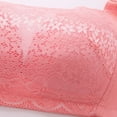 thumbnail image 7 of LYEAA Bras for Women No Underwire Push up Soft Lace Everyday Bras Wireless Support Solid Lightly Lined Lift Sleep Bras Comfortable Wirefree Breathable Shaping Daily Bralette Pink L, 7 of 7
