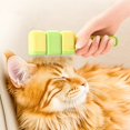 thumbnail image 1 of Pet Grooming Brush for Long Haired Animals Efficient Lint Remover with Massage Function Self Cleaning Comb Detangling Tool Gentle on Skin Easy Glide Design, 1 of 3