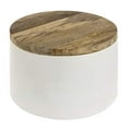 thumbnail image 4 of HUBERT® Round White Mango Wood Riser - 12"Dia x 7"H, 4 of 7