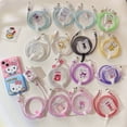 thumbnail image 2 of Carcasa Para cable USB Enchufe Cove Línea De Primavera Protector De Datos Tie Snoopy Love Frog Sailor Moon Pokemon Melody Lotso Bear Flores Kaws Suave TPU Cubierta Para iPhone Tipo C, 2 of 4