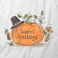 thumbnail image 2 of Season's Greetings T-Shirt | Cool Fall White Tee Gift, 2 of 5