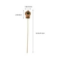 thumbnail image 2 of MLINS Bird House Yard Stake Garden Decorative Stick Yard Stake Decor Wood Birdhouse Stake Bird House On Stake Outdoor Landscape Decoration, 2 of 8