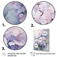 thumbnail image 3 of Designart "violet Hydrangea Graceful Whispers" Floral Floater Framed Wall Decor, 3 of 7