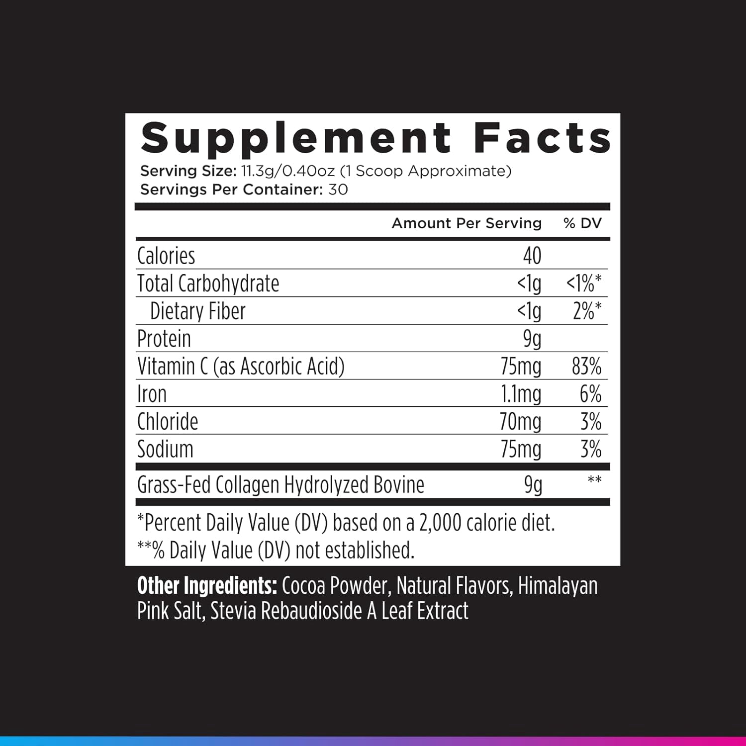 Livingood Daily Chocolate Collagen Powder for Women & Men, Hydrolyzed Collagen Peptides Powder with Vitamin C, Protein with 20 Amino Acids, Type I & III, Grass Fed, Keto, Paleo, Gluten Free, 30 Srvgs