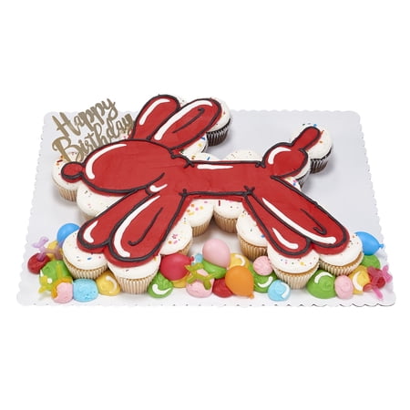 Balloon Animals Cupcake Cake