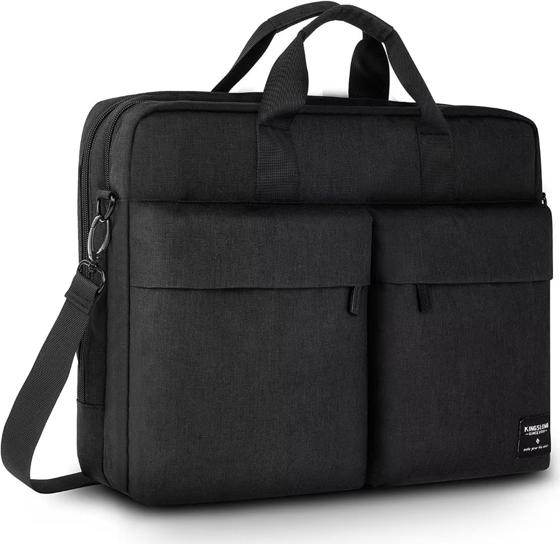 KINGSLONG Protective Laptop Briefcase, 17 Inch Laptop Messenger Bag for