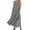 Dark Gray, variant on Bovxnpu Womens Summer Dress, Women's Casual Maxi Dresses Boho Beach Dress, Women's Fashion Holiday Summer Solid Color Sleeveless Hollowed Out Party Midi Beach Dress M
