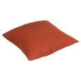 thumbnail image 4 of Mainstays Decorative Throw Pillow, Solid Microfiber Twill, 17" x 17" Square, Rust, 4 of 6