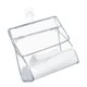 thumbnail image 2 of Bolsa de almacenamiento de ropa, impermeable, transparente, organizador de ropa interior, bolsa colgante TUP para dormitorio de baño, borde gris Methold HA004902-03, 2 of 7
