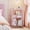 Pink, variant on Cute Pink Nightstand Metal Side Table 3 Tier End With Storage Vintage Bedside Bedroom Furniture For Living Room Dorm
