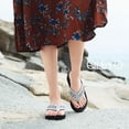 thumbnail image 7 of QLEYO Women's Platform Flip Flop with Arch Support, Comfortable Yoga Mat Wedge Flip-Flops, Athletic Walking Thong Slippers for Vacation/Shopping Mall/Wandering/Gathering, 7 of 7