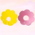thumbnail image 2 of 2 piezas de collar isabelino en forma de flor Collar de cuello de mascota antiarrugas Cuello de gato anti-mordida (talla M, amarillo, rosa), 2 of 3