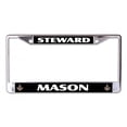 thumbnail image 1 of Steward Mason Chrome License Plate Frame, 1 of 1