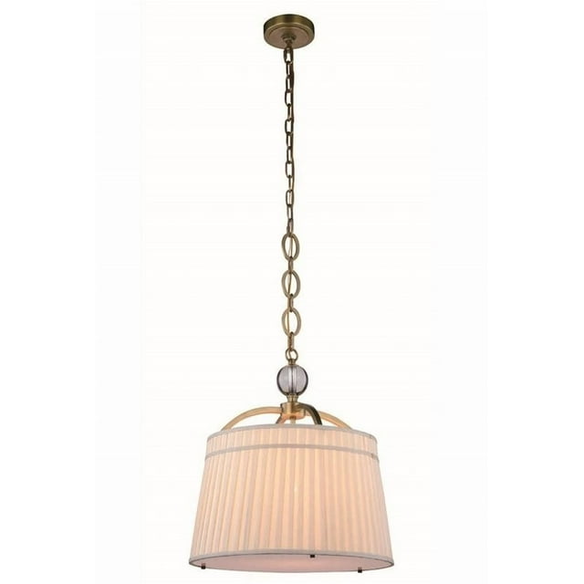 Elegant Lighting Pendentif Cara 18" en Laiton