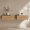 Natural, variant on Floating Nightstands Set of 2 - Wall Mounted Bedside Tables for Bedroom(lxf)