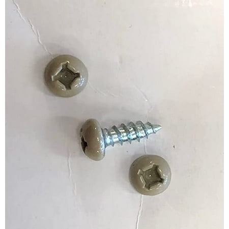 

1000 pk Pan Grey Head Screws 8 x 1/2 Quad Drive Type A Metal Screws Cargo RV
