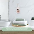 thumbnail image 3 of Miangastore Pink Toothpaste Dispenser with Bunny Design for Wall Mounting Convenient and Durable Plastic, 3 of 8