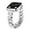 Silver, variant on Bands Compatible with Apple Watch 42(Series 1/2/3)/44/45/46/49mm for Women Girls, Metal Jewelry Sparkly Diamond Thin Strap for iWatch Series 10 9 8 7 6 5 4 3 2 1 SE Ultra, with Removal Tool, Silver