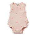 thumbnail image 1 of Wilson+Frenchy Organic Ruffle Bodysuit - Petit Soleil (12-18 Months, 10-12 Kg), 1 of 5