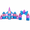 Diamond Colorful Magnetic Tiles - 93pcs (Color Box), variant on Diamond Surface Magnetic Tiles Building Set 80-245 PCS Colorful Strong Magnet Construction Blocks STEM Gift