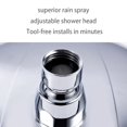 thumbnail image 4 of 4 inch Rain high pressure Shower Head Degree Adjustable Ultra-slim, 4 of 9