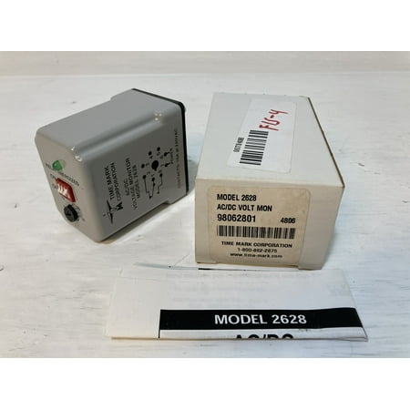 New Time Mark 2628 98062801 15-260 VAC/VDC AC/DC Voltage Monitor SPDT 8-Pin NIB
