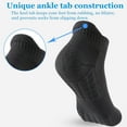 thumbnail image 4 of Jtbuh XLY Women's Ankle Athletic Running Socks, Anti-Blister Cotton Cushioned Wicking Socks (5 Pairs), 4 of 7