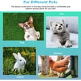thumbnail image 4 of FDW Dog House Indoor Outdoor Durable Ventilate Waterproof Pet Plastic Dog House for Small Medium Large Dogs,34.5"L x 30.5"W x 32"H,Grey, 4 of 6