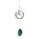 thumbnail image 3 of Wind Chime Crystal Catcher Adornos de piedra natural ámbar Craft (Verde) JShteea Libre de BPA, 3 of 6