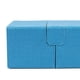 thumbnail image 4 of Estuche Protector De Almacenamiento De Tarjetas De Cuero PU Para Juego De Doble Capa Con 2 Bandejas De Tarjetas Extraíbles Bandeja Resistente Azul Yotijar, 4 of 5