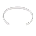 thumbnail image 3 of 304 Stainless Steel Open Cuff Plain Bangles Stainless Steel Color Inner Diameter: 2-5/8 inch(6.75cm) 6mm DIY, 3 of 3