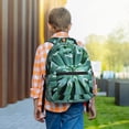thumbnail image 6 of Yiaed Teal Cactus Print School Backpack College Backpack Daypacks for Students High School Spacious and Durable Daypack for Work and Travel-One Size, 6 of 6