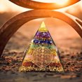 thumbnail image 3 of Btafrte Pirámide Cristal Natural Piedra Curativa Chakra Reiki Del, 3 of 9
