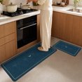 thumbnail image 6 of PONPRNGY Kitchen Rugs Set of 2, Kitchen Mats for Floor, Non Slip Washable Kitchen Runner Rugs, Easy to Clean, 6 of 7
