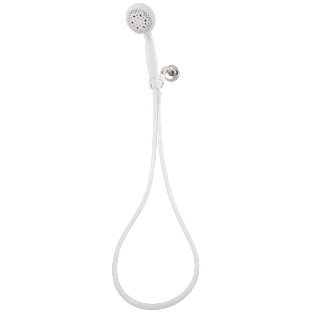 SimplyClean Sport 6 Setting Handheld Bathroom Shower Head, White