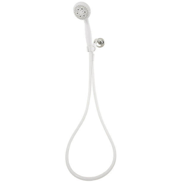 SimplyClean Sport 6 Setting Handheld Bathroom Shower Head, White
