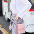 thumbnail image 4 of 2023 nuevo estilo bolso pequeño de un solo hombro bolso vertical para teléfono móvil femenino regalo de Navidad rosa, 4 of 5