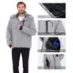 thumbnail image 5 of Chaqueta de esquí wantdo para hombre, impermeable para invierno, color gris L, 5 of 6