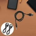 thumbnail image 3 of NICEXMAS 2-Pack Black USB to 3.5mm Adapter Cable for Charging and Audio Connection Compatible with Multiple Devices, 3 of 5
