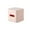 Pink, variant on PPgejGEK Wall Mount Toilet Paper Holder, Transparent Roll Dispenser Box No Perforation, 14x13.8x13.8cm/5.5x5.4x5.4in, Bathroom Tissue Storage Cabinet, White Pink
