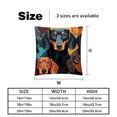 thumbnail image 5 of Dachshund Bed Pillow Covers Set - 2 Decorative Throw Pillow Patterns - Available in 16x16, 18x18, and 20x20 Inches for Any Occasion - Decorative Pillows, Bed Pillow, 5 of 6