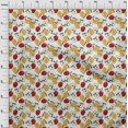 thumbnail image 3 of oneOone Polyester Lycra White Fabric & Pear Fruits Sewing Fabric By The Yard Printed Diy Clothing Sewing Supplies 56 Inch Wide, 3 of 4